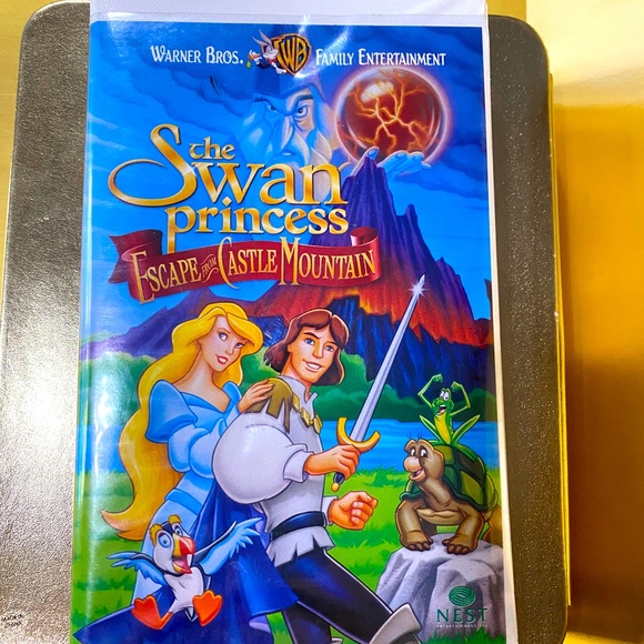 THE SWAN PRINCESS WARNER BROS. VTG 90s ESCAPE FROM CASTLE MOUNTAIN VHS VIDEO - Picture 2 of 13